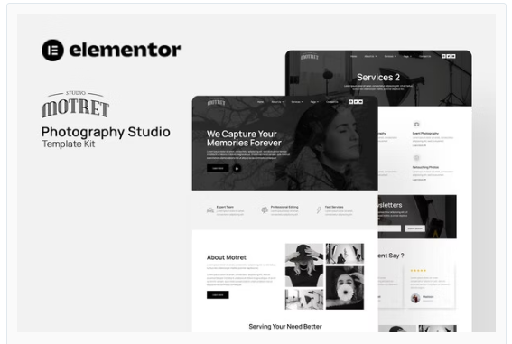 Product Image - Motret – Digital Marketing Elementor Template Kit