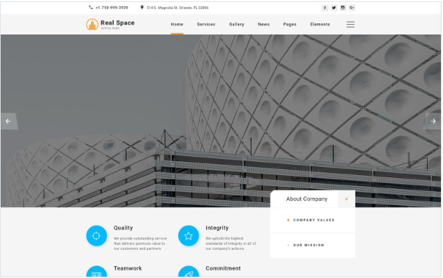 Real Space - Real Estate Modern Multipage HTML5 Website Template