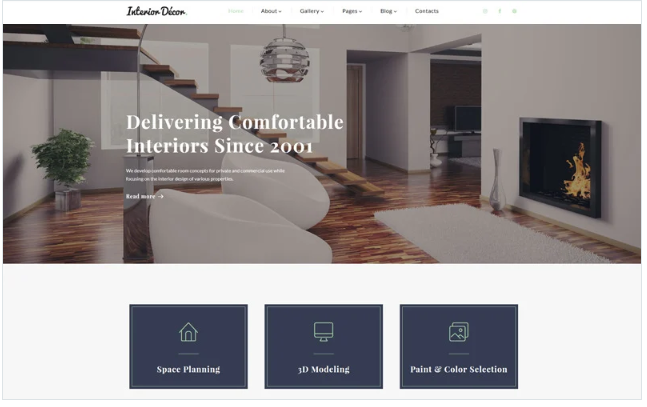 Interior Decor - Interior Design Multipage HTML5 Website Template