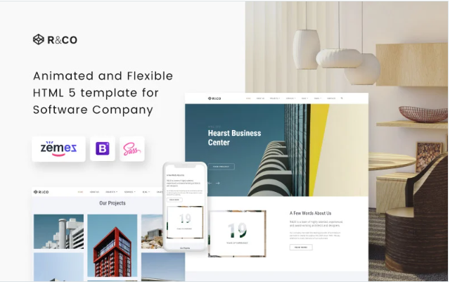 R&CO - Architecture and Construction Website Template