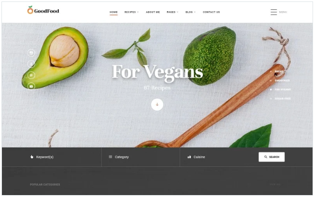 GoodFood - Restaurant Clean Multipage HTML5 Website Template