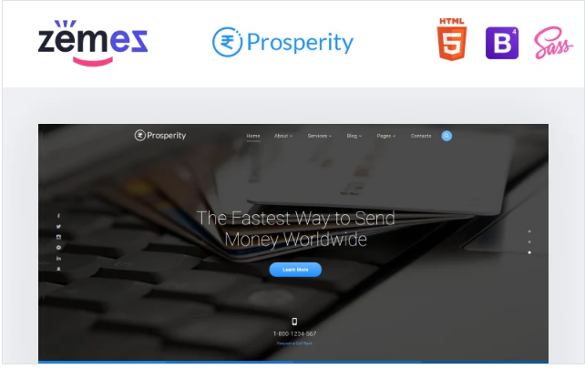 Prosperity - Banking Multipage HTML5 Website Template