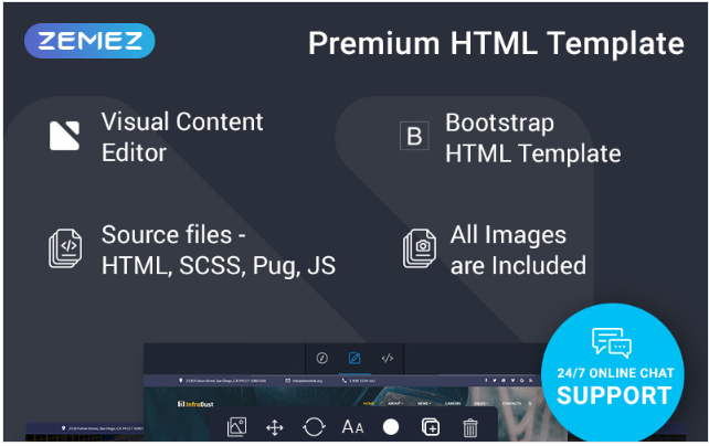 InfraDust - Industrial Ready-to-Use Website Template