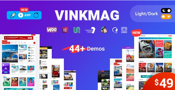 Vinkmag - Multi-concept Creative Newspaper News Magazine WordPress Theme