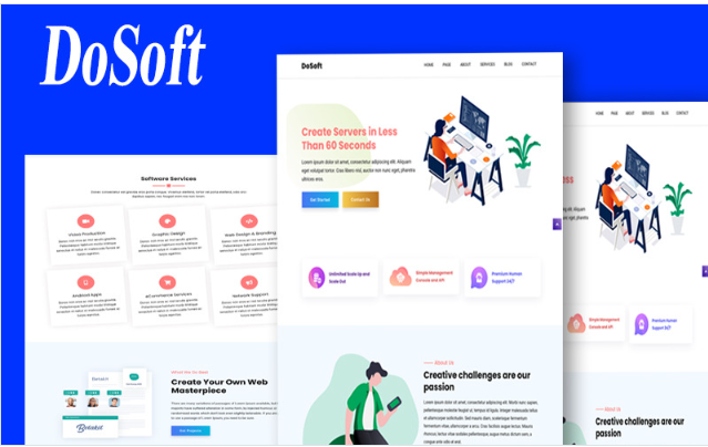 DoSoft - Startup, App, Technology & Software Bootstrap5 Template