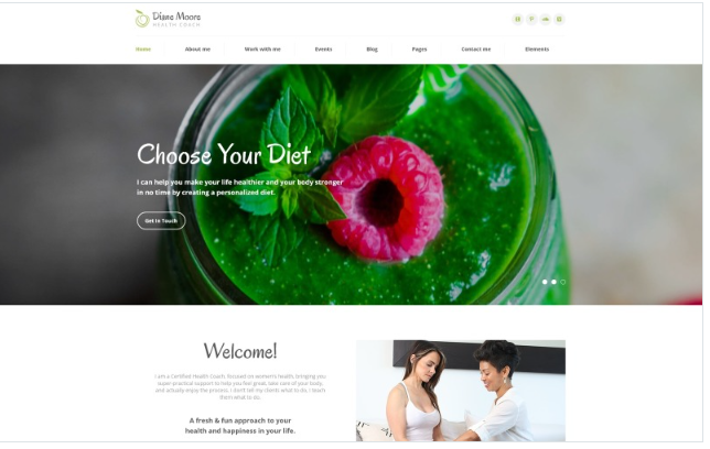 Diane Moore - Doctor Ready-to-Use Clean HTML Website Template