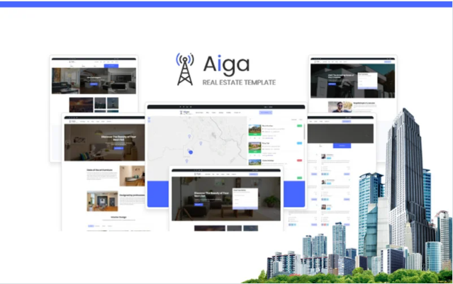 Aiga - Real Estate HTML5 Website Template