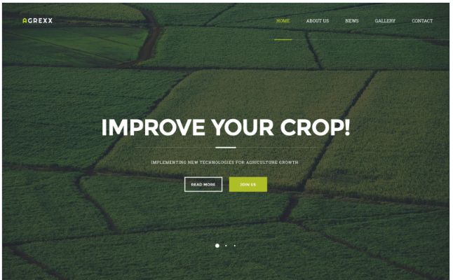 Agrexx Website Template