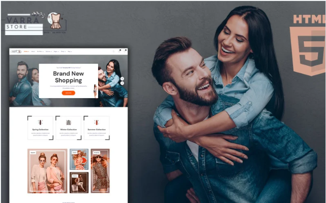 Varra - Cloth Shop HTML Template
