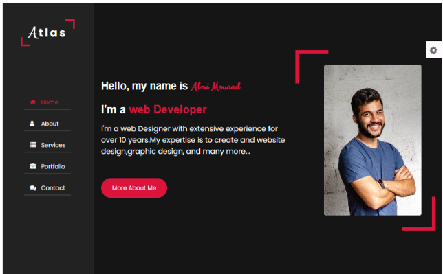 Atlas- Сreative Portfolio Html Theme Website Template
