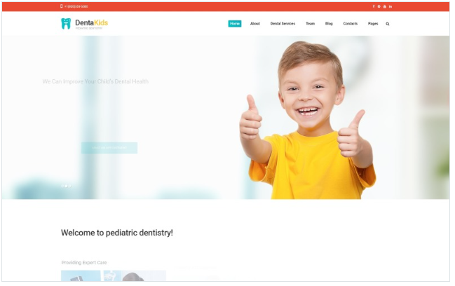 DentaKids Website Template