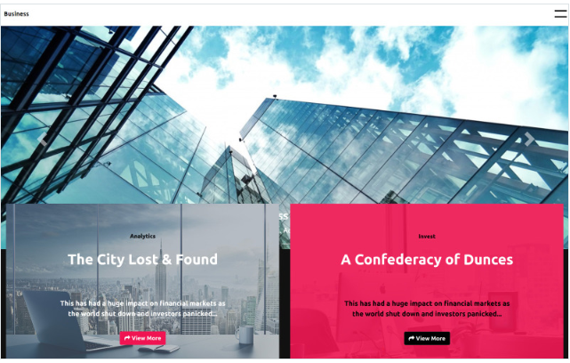 Business Template - Bootstrap | Laravel Framework Website Template