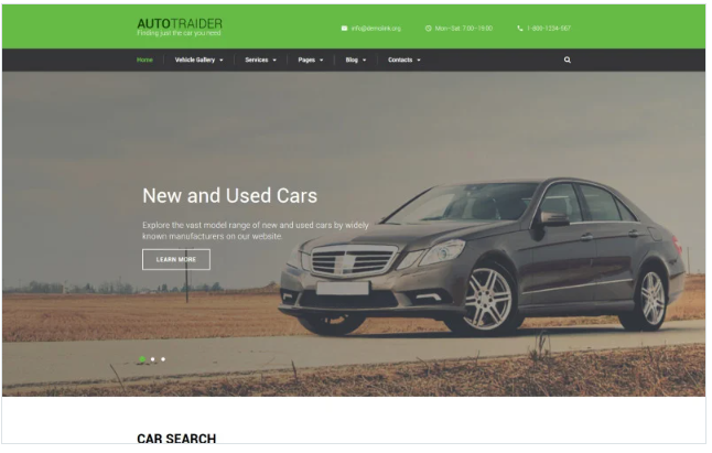 AutoTrader Website Template