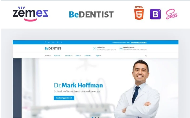 BeDentist Website Template