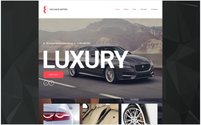 Car Club Responsive Website Template