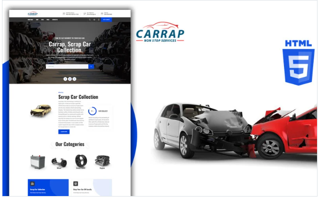 Carrap - Car Repair Html Template