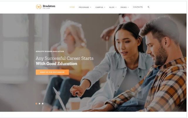 Bradstone College - Colleges & Universities Multipage Clean HTML Website Template