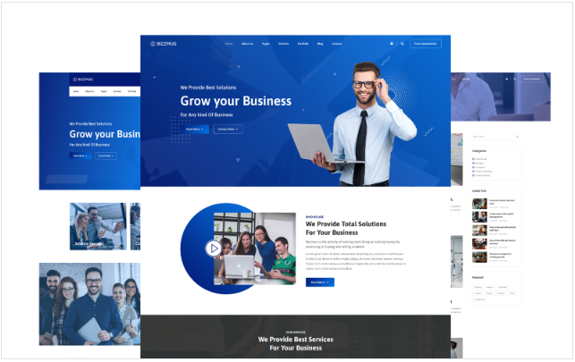 Bizzmug - Multipurpose Business HTML Website Template