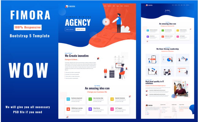 Fimora - Business HTML5 Template