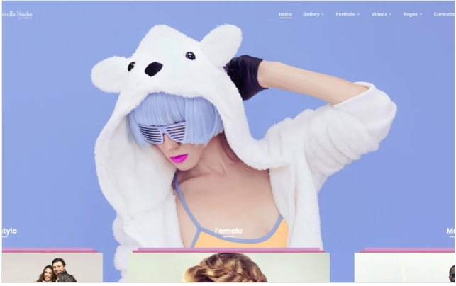 Corallo Studio - Photographer Portfolio Multipage Website Template