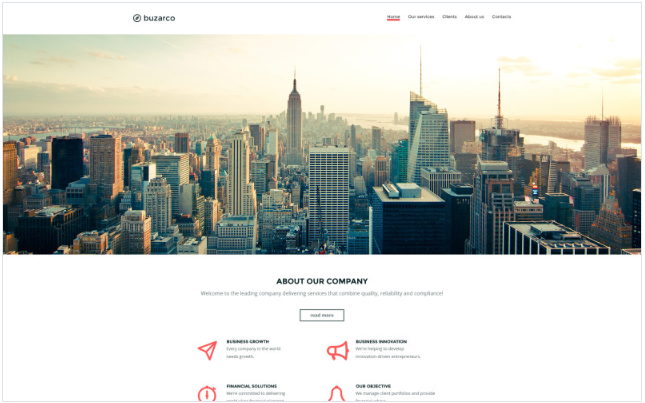 Business & Services Website Template