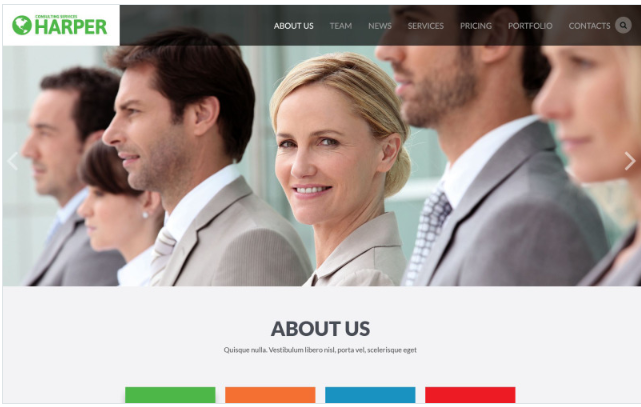 Business Consulting Agency Website Template