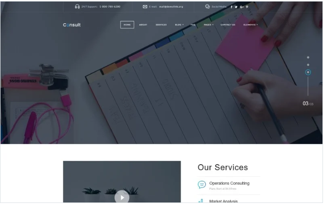 Consult - Corporate Ready-to-Use Website Template