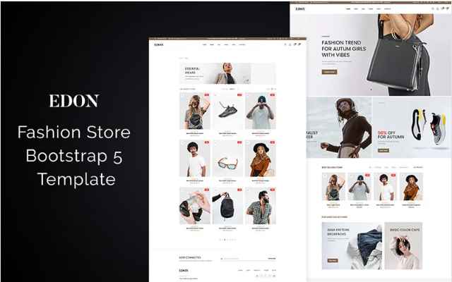Edon - Fashion Store Bootstrap 5 Website Template