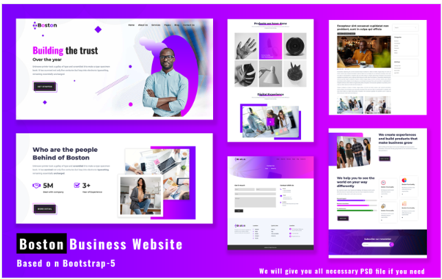 Boston - Business Website Template
