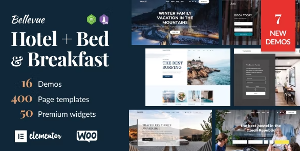 Bellevue – Hotel + Bed and Breakfast Booking Calendar Theme 4.1.9