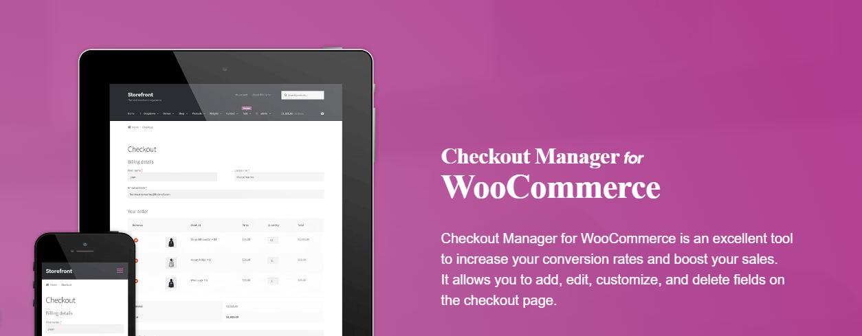 Checkout Manager for WooCommerce 7.5.4