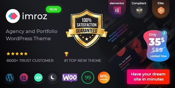 Imroz – Agency & Portfolio Theme