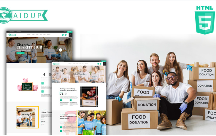 Aidup - Aidup Charity HTML5 Template
