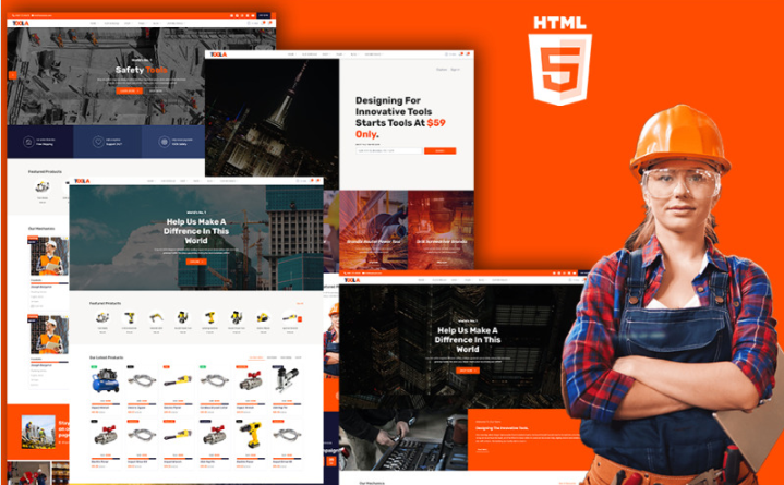 TOOLA - Engineer Hiring Portal HTML5 Website Template