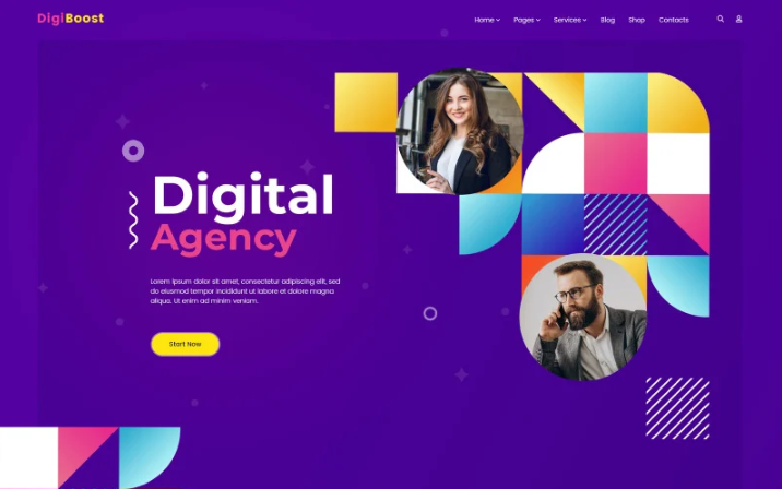 DigiBoost - Digital Agency HTML Template
