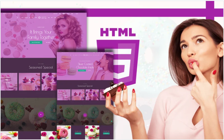 Sweatz - Sweets Shop Website Template