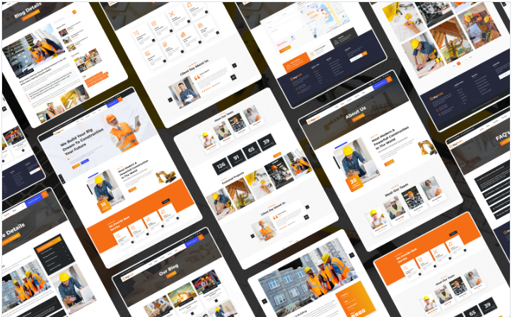 Big Build: Creative Construction HTML5 Website Theme