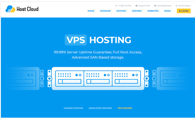 Host Cloud Website Template