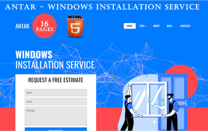 ANTAR - Windows Installation Service HTML Version Of The Template