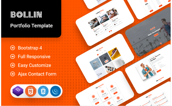 Bollin - Portfolio HTML Template