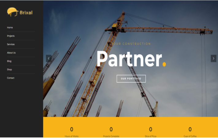 Brixal Building Construction Html Template