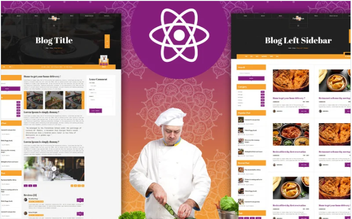 Fattaj – Indian Food React Template