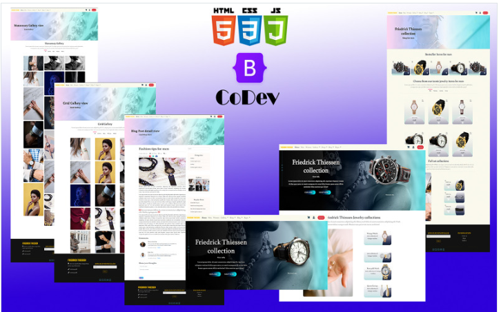 Multipurpose online shop Responsive HTML Website Template