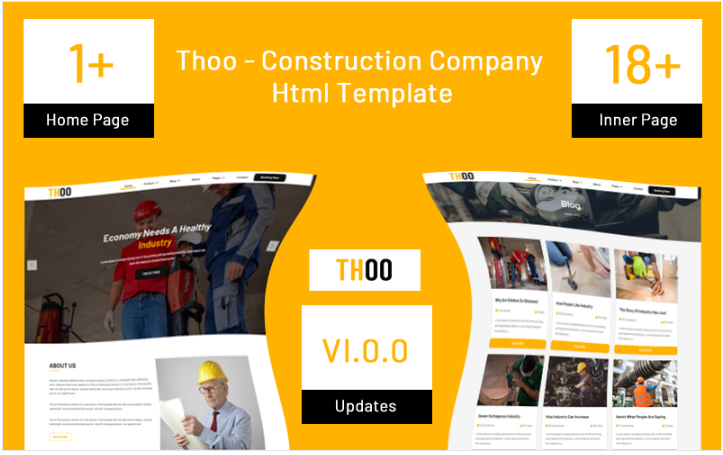 Thoo - Construction Company Website Template