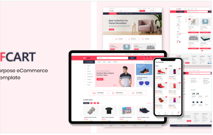 RafCart - Multipurpose eCommerce Bootstrap5 HTML Template
