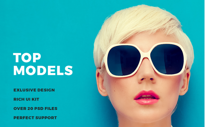 Top Models Website Template
