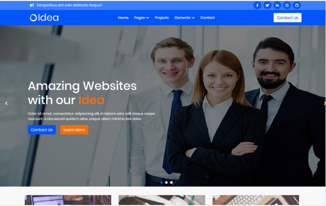 Idea - Multipurpose Bootstrap Responsive HTML Website Template