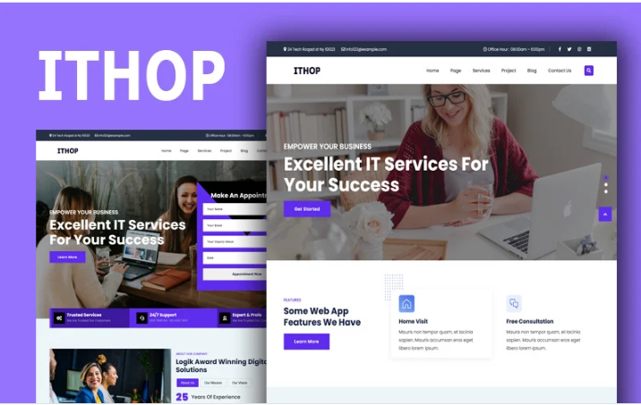 ITHOP - Technology & IT Solutions HTML5 Website template