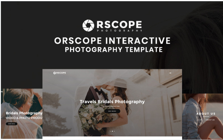 Orscope - Interactive Photography Website Template