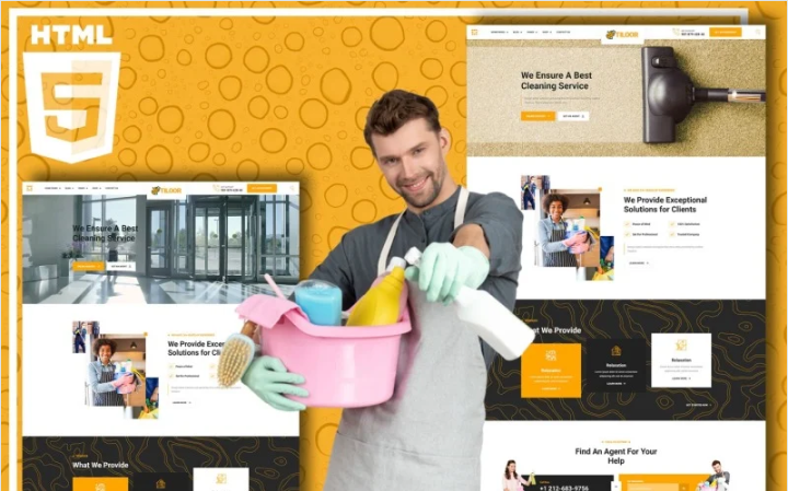 Tiloor - Cleaning Service Website Template